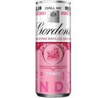 Напиток слабоалкогольный Gordon’s Pink Gin+Tonic 6,4% 0,25 л (5000289929936) Напиток слабоалкогольный Gordon’s Pink Gin+Tonic 6,4% 0,25 л (5000289929936)