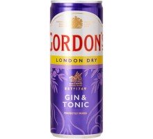 Напиток слабоалкогольный Gordon's Gin+Tonic 6,4% 0,25 л (5000289925051) Напиток слабоалкогольный Gordon's Gin+Tonic 6,4% 0,25 л (5000289925051)