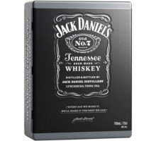 Виски Jack Daniel's 0,7л c 2-мя бокалами в металлической коробке (5099873045855) Виски Jack Daniel's 0,7л c 2-мя бокалами в металлической коробке (5099873045855)