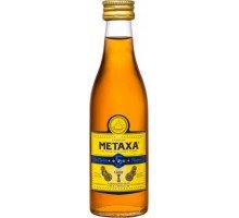 Бренди Метакса Metaxa 5* 38% 0.05 л (5202795120184) Бренди Метакса Metaxa 5* 38% 0.05 л (5202795120184)
